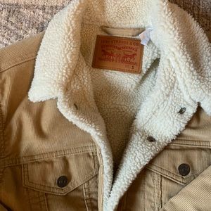 Levi’s Sherpa corduroy trucker jacket